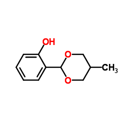 Phenol, o-(5-methyl-m-dioxan-2-yl)- (8CI)结构式