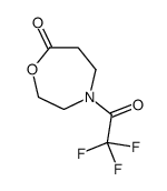 1,4-Oxazepin-7(2H)-one, tetrahydro-4-(trifluoroacetyl)- (9CI) structure