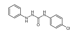 1-(4'-chlorophenyl)-4-phenylsemicarbazide结构式