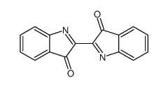 2,2'-Bi[3H-indole]-3,3'-dione结构式