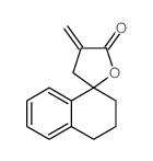 3'-methylidenespiro[2,3-dihydro-1H-naphthalene-4,5'-oxolane]-2'-one Structure