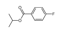 Benzoic acid, 4-fluoro-, 1-Methylethyl ester结构式