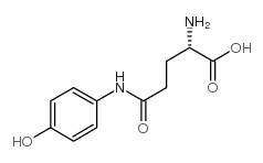 L-Glutamine,N-(4-hydroxyphenyl)-结构式