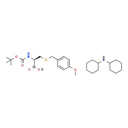 BOC-S-(4-METHOXYBENZYL)-L-CYSTEINE DICYCLOHEXYLAMINE SALT structure
