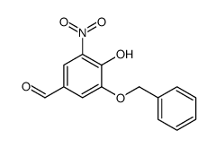 3-苄氧基-4-羟基-5-硝基-苯甲醛结构式