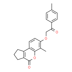 6-methyl-7-[2-(4-methylphenyl)-2-oxoethoxy]-2,3-dihydro-1H-cyclopenta[c]chromen-4-one picture