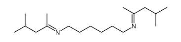 N,N'-bis(1,3-dimethylbutylidene)hexane-1,6-diamine结构式