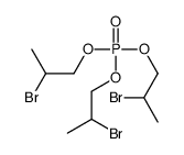 TRIS(2-BROMOPROPYL)PHOSPHATE structure