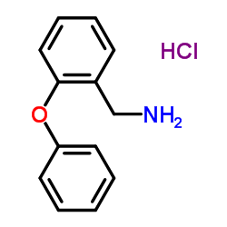 1-(2-苯氧基苯基)甲胺盐酸盐结构式