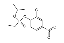 Ethylthiophosphonic acid O-isopropyl O-(2-chloro-4-nitrophenyl) ester结构式