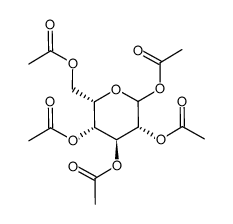 1,2,3,4,6-penta-O-acetyl-L-idopyranose结构式
