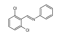 N-(2,6-dichlorobenzylidene)aniline Structure