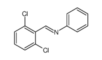 N-(2,6-dichlorobenzylidene)aniline结构式