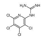 Guanidine, (3,4,5,6-tetrachloro-2-pyridinyl)-结构式