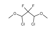 1,3-Dichlor-2,2-difluor-1,3-dimethoxypropan Structure
