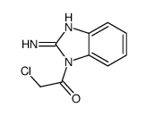 1H-Benzimidazol-2-amine, 1-(chloroacetyl)- (9CI) structure