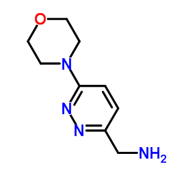 (6-Morpholinopyridazin-3-yl)methanamine structure