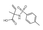 2-methyl-2-(4-methylphenylsulfonamido)but-3-enoic acid结构式