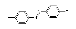 2-(4-fluorophenyl)-1-p-tolyldiazene结构式