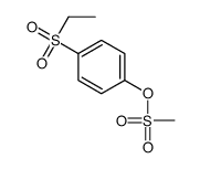 (4-ethylsulfonylphenyl) methanesulfonate结构式