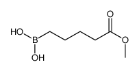 (5-methoxy-5-oxopentyl)boronic acid结构式