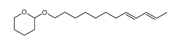 2-[[(8E,10E)-8,10-Dodecadienyl]oxy]tetrahydro-2H-pyran结构式
