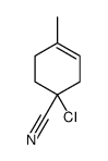 1-chloro-4-methylcyclohex-3-ene-1-carbonitrile Structure