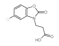 3-(5-Chloro-2-oxo-1,3-benzoxazol-3(2H)-yl)propanoic acid Structure