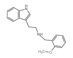 2-(1H-indol-3-yl)-N-[(2-methoxyphenyl)methyl]ethanamine结构式