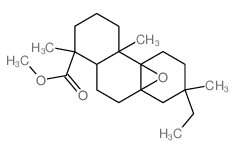 methyl 8,9-epoxypimaran-18-oate结构式