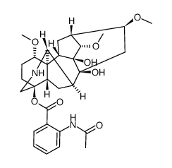 N(20)-deethyllappaconitine structure