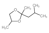 1,3-Dioxolane,2,4-dimethyl-2-(2-methylpropyl)- picture