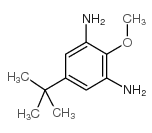 4-叔丁基-2,6-二氨基苯甲醚结构式