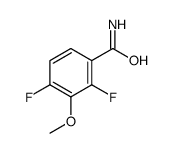 2,4-Difluoro-3-methoxybenzamide Structure
