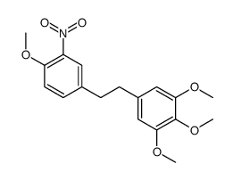 1,2,3-trimethoxy-5-[2-(4-methoxy-3-nitrophenyl)ethyl]benzene结构式