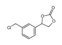 4-[3-(chloromethyl)phenyl]-1,3-dioxolan-2-one Structure