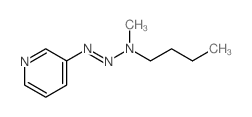 Pyridine,3-(3-butyl-3-methyl-1-triazen-1-yl)-结构式