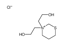 2-[3-(2-hydroxyethyl)-1,3-thiazinan-3-ium-3-yl]ethanol,chloride Structure
