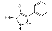 4-chloro-5-phenyl-1H-pyrazol-3-amine Structure