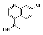 7-CHLORO-4-(1-METHYLHYDRAZINYL)QUINOLINE structure