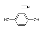 β-Hydrochinon-Acetonitril-Clathrat Structure