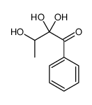 2,2,3-trihydroxy-1-phenylbutan-1-one Structure