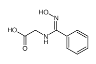 [[(Hydroxyimino)phenylmethyl]amino]essigsaeure Structure
