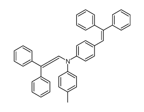 N-(2,2-diphenylethenyl)-N-[4-(2,2-diphenylethenyl)phenyl]-4-methylaniline结构式