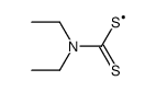 diethyldithiocarbamate radical Structure