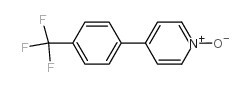 4-(4-三氟甲基苯基)吡啶 1-氧化物结构式
