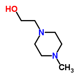 2-(4-Methyl-1-piperazinyl)ethanol structure