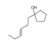 (Z)-1-(hex-3-enyl)cyclopentan-1-ol结构式