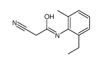 Acetamide, 2-cyano-N-(2-ethyl-6-methylphenyl)- (9CI) structure