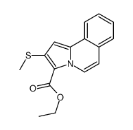 ethyl 2-methylsulfanylpyrrolo[2,1-a]isoquinoline-3-carboxylate结构式